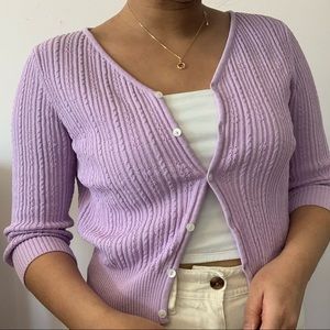 Gorgeous lilac cardigan 💜